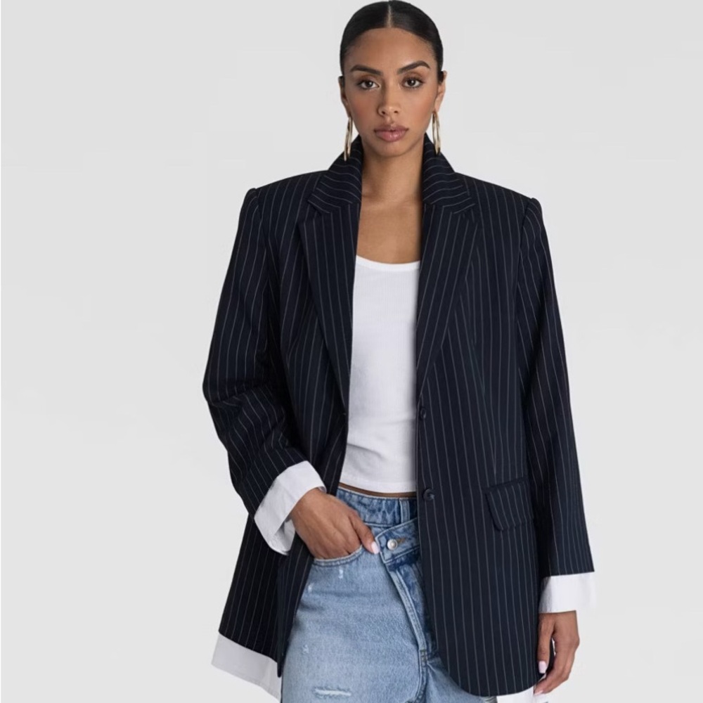 KBB by KAHLANA Women's 'The Shirt Blazer NWT
